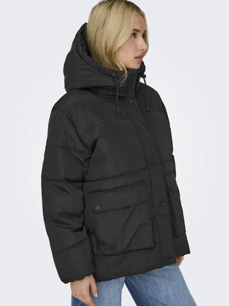 ONLNORA SHORT PUFFER CC OTW black