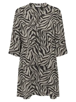 ONLNOVA LIFE VIS THEA SLEEVE DRESS AOP trench coat