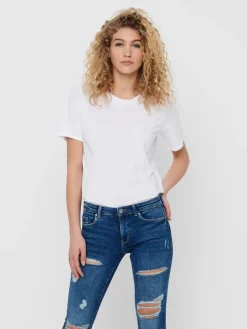 ONLONLY LIFE S/S TOP NOOS 2 PACK black