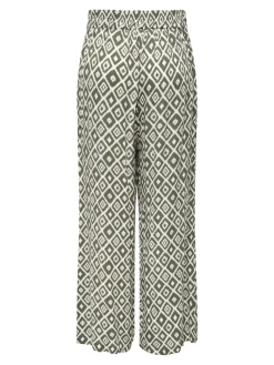 ONLPAKJA LIFE AOP BELT PANTS WVN NOOS balsam green