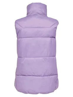 ONLPALMA PUFFER WAISTCOAT CC OTW viola