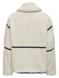 ONLPARIS TEDDY JACKET LIFE OTW CS white sand