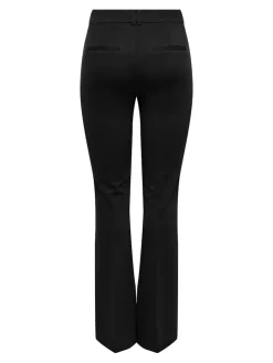 ONLPEACH MW FLARED PANT TLR NOOS black
