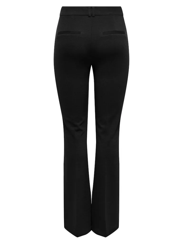 ONLPEACH MW FLARED PANT TLR NOOS black