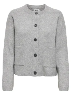ONLPIEMONTE L/S CARDIGAN KNT NOOS light grey melange