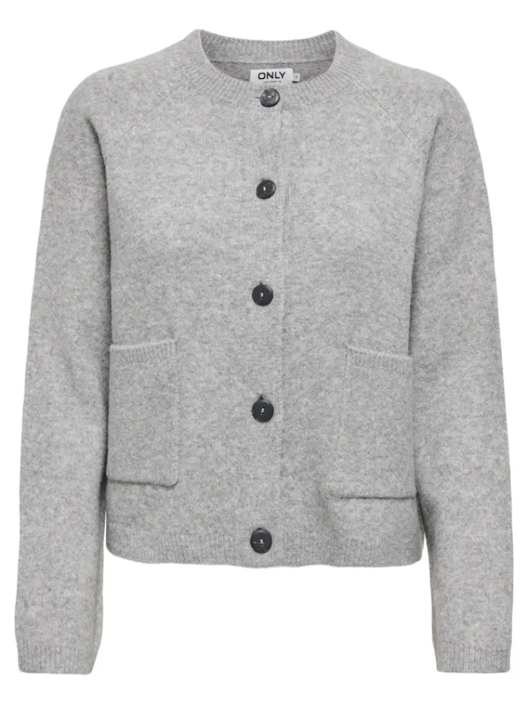 ONLPIEMONTE L/S CARDIGAN KNT NOOS light grey melange