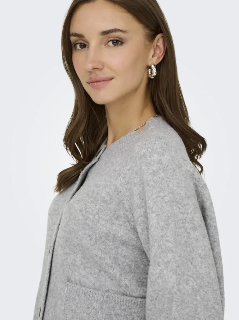 ONLPIEMONTE L/S CARDIGAN KNT NOOS light grey melange