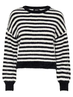 ONLPIUMO L/S PULLOVER KNT NOOS black2