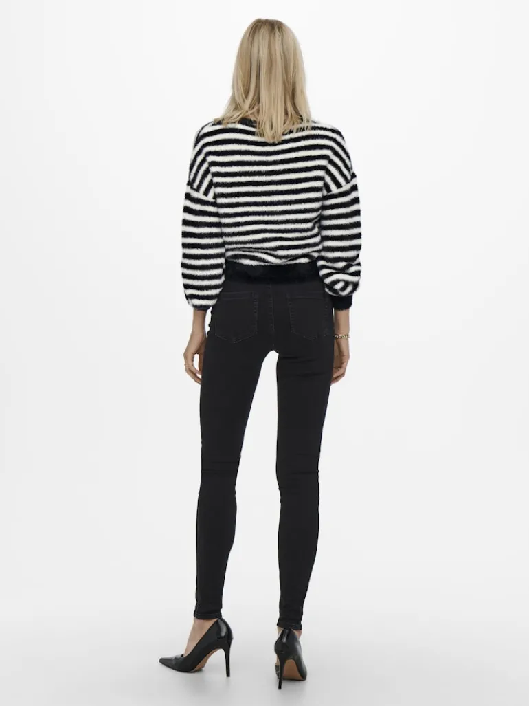 ONLPIUMO L/S PULLOVER KNT NOOS black2