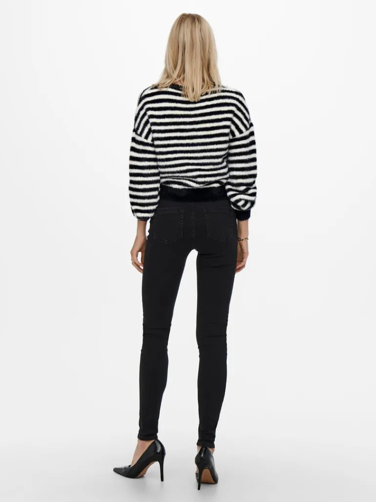 ONLPIUMO L/S PULLOVER KNT NOOS black2