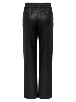 ONLPOPSTAR LIFE MW WIDE COATED PNT NOOS black