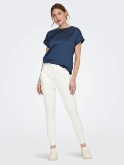 ONLPOPTRASH EASY COL PANT PNT NOOS cloud dancer