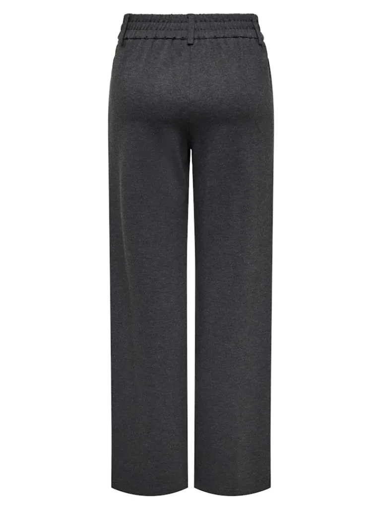 ONLPOPTRASH MW STRAIGHT PNT NOOS dark grey melange