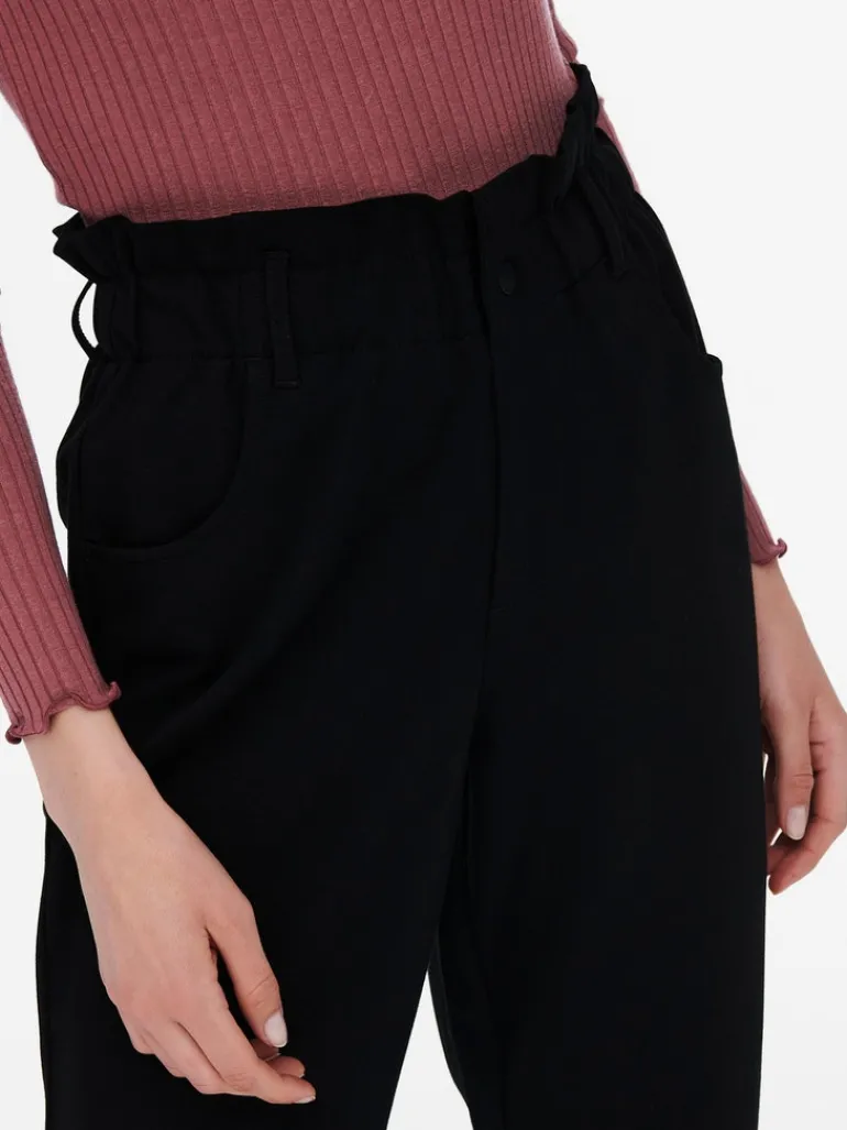 ONLPOPTRASH-OVA LIFE HW ANK CRT PNT black
