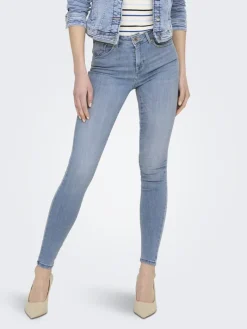 ONLPOWER MID PUSH UP SK DNM AZG944 NOOS special bright blue denim
