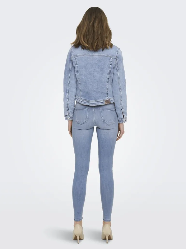 ONLPOWER MID PUSH UP SK DNM AZG944 NOOS special bright blue denim