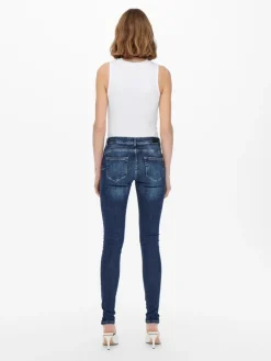 ONLPUSH SHAPE REG SK DNM AZG683NOOS dark blue denim