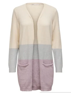 ONLQUEEN L/S LONG CARDIGAN KNT NOOS hellrosa1