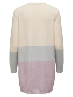 ONLQUEEN L/S LONG CARDIGAN KNT NOOS hellrosa1