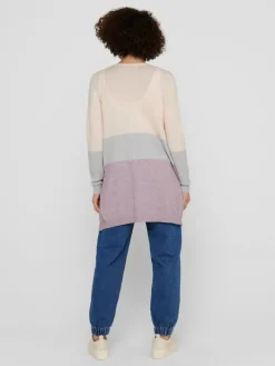 ONLQUEEN L/S LONG CARDIGAN KNT NOOS hellrosa1