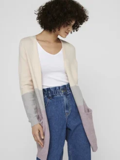 ONLQUEEN L/S LONG CARDIGAN KNT NOOS hellrosa1