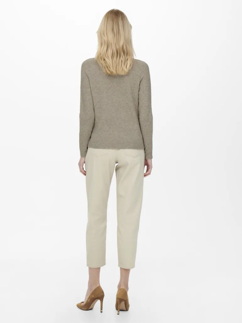 ONLRICA LIFE L/S PULLOVER KNT NOOS beige