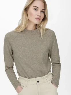 ONLRICA LIFE L/S PULLOVER KNT NOOS beige