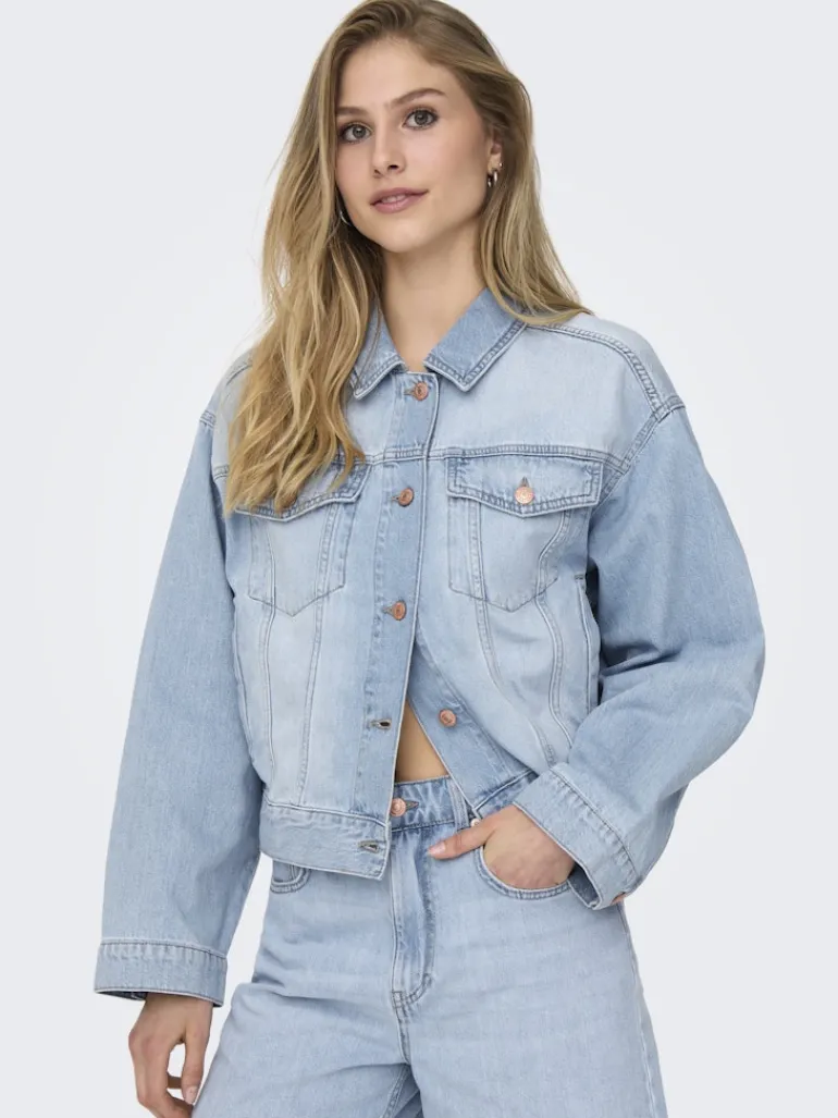 ONLROBYN L/S DNM JACKET PIM OY light blue denim