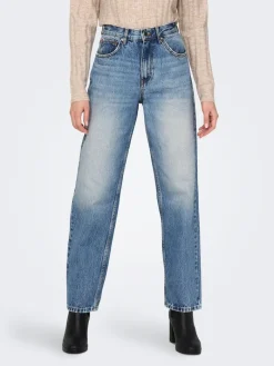ONLROBYN MW STR LO AK DNM DOT536 NOOS medium blue denim