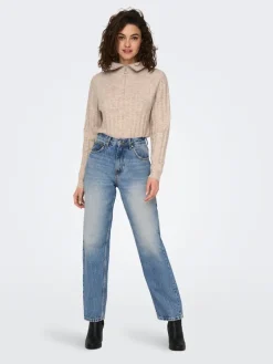 ONLROBYN MW STR LO AK DNM DOT536 NOOS medium blue denim