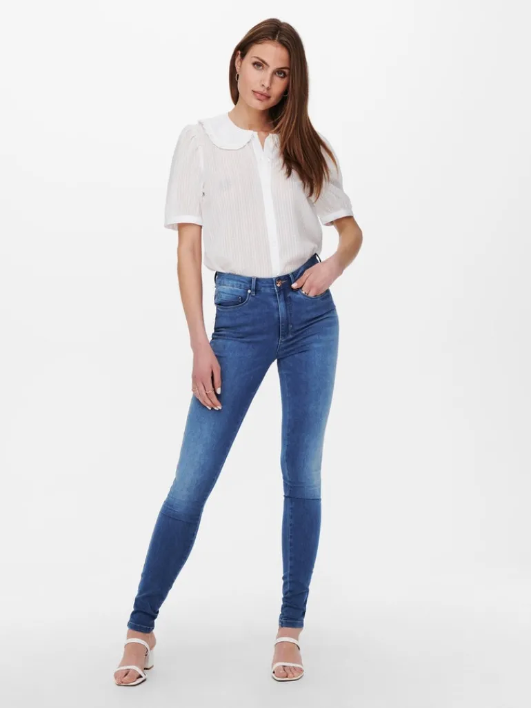 ONLROYAL HW SK DNM BJ369 NOOS light medium blue denim