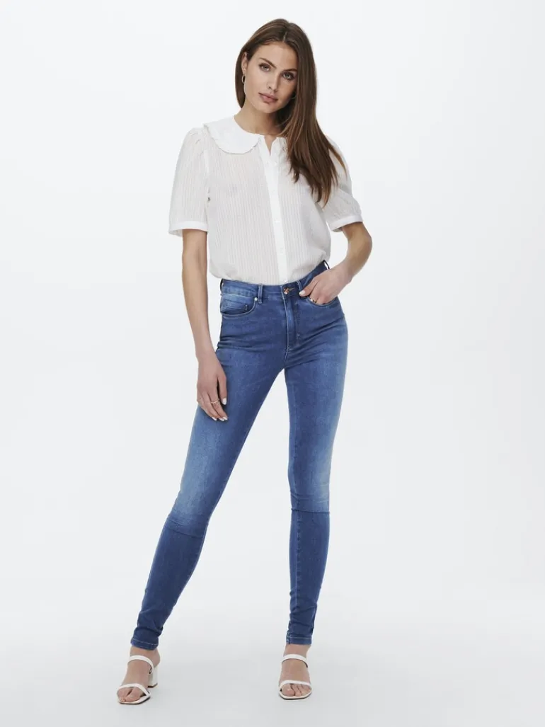 ONLROYAL HW SK DNM BJ369 NOOS light medium blue denim