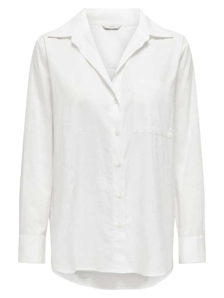 ONLSALINA L/S SHIRT WVN NOOS cloud dancer
