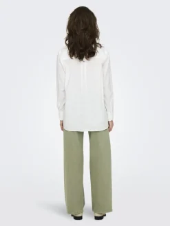 ONLSALINA L/S SHIRT WVN NOOS cloud dancer