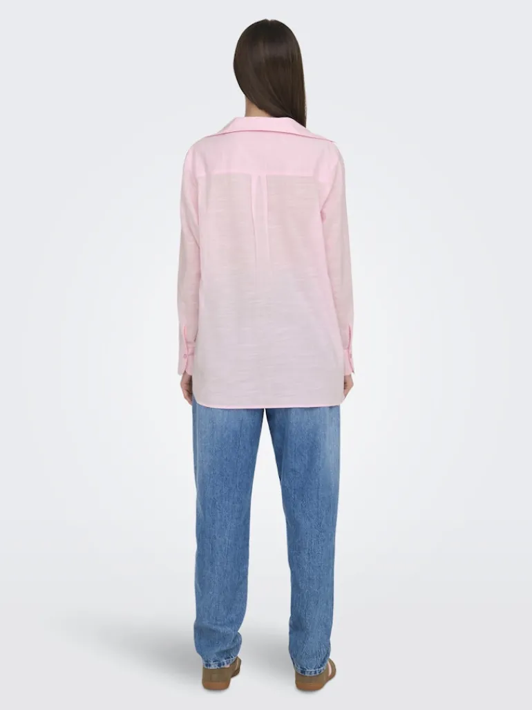 ONLSALINA L/S SHIRT WVN NOOS pink lady