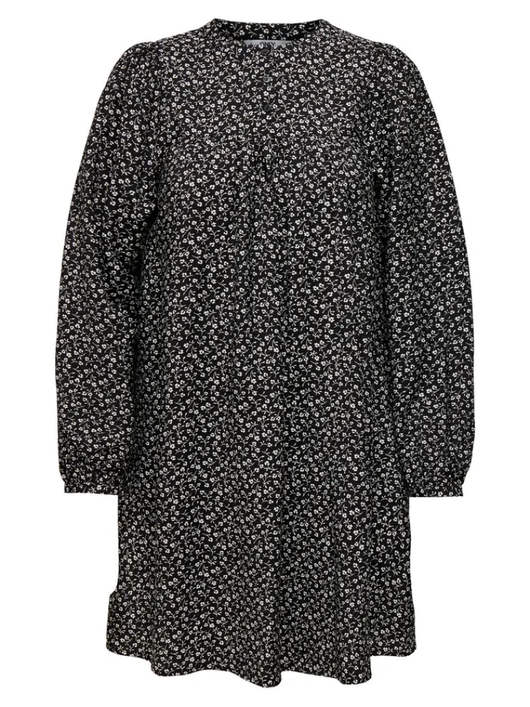 ONLSANDY LIFE L/S DRESS PTM black 2