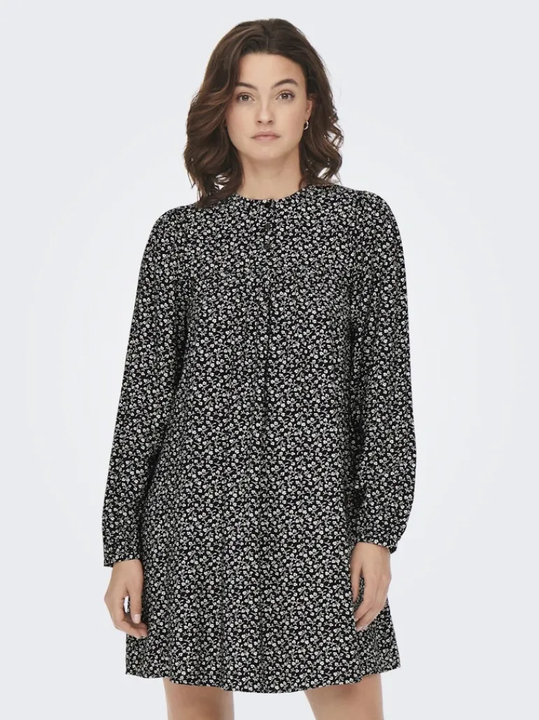 ONLSANDY LIFE L/S DRESS PTM black 2