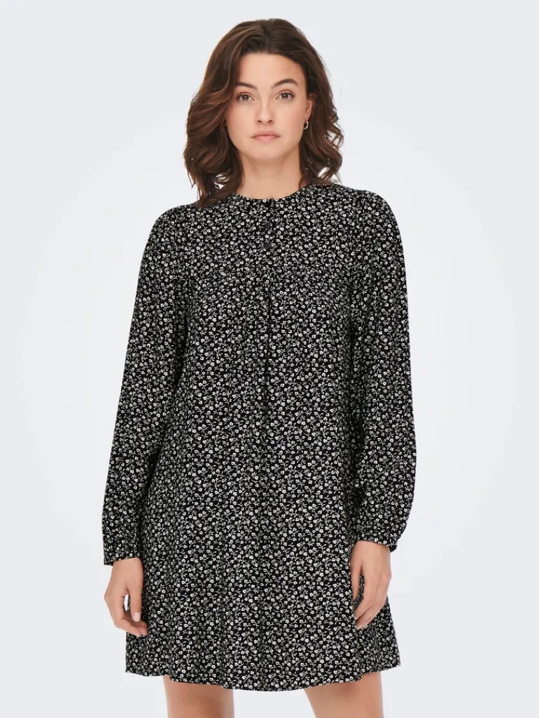 ONLSANDY LIFE L/S DRESS PTM black 2