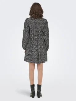 ONLSANDY LIFE L/S DRESS PTM black 2