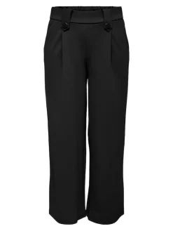 ONLSANIA BUTTON ANKLE PANT JRS black