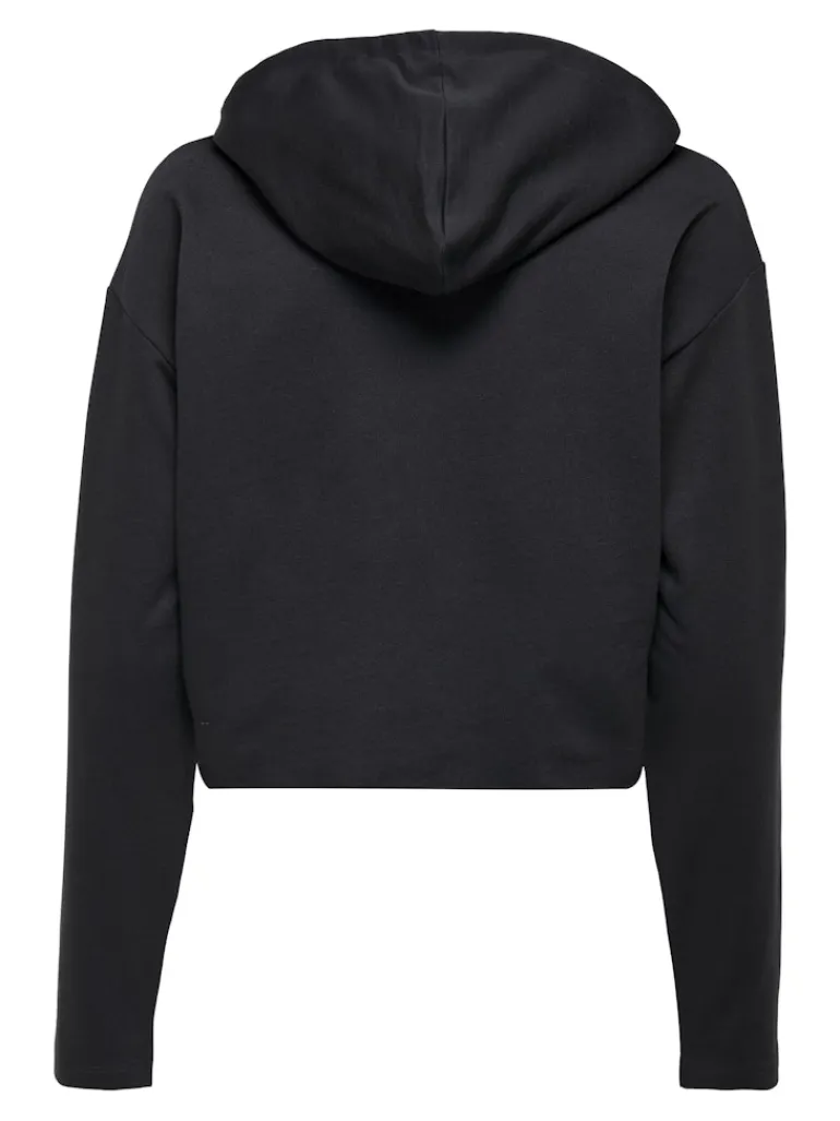 ONLSARAH UNB EMB HOOD SWEATSHIRT CS NN phantom