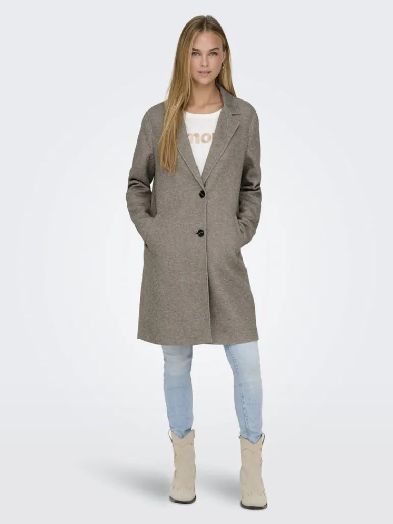ONLSEDONA CARRIE COAT OTW NOOS walnut