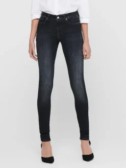 ONLSHAPE REG SKINNY REA095 NOOS black denim