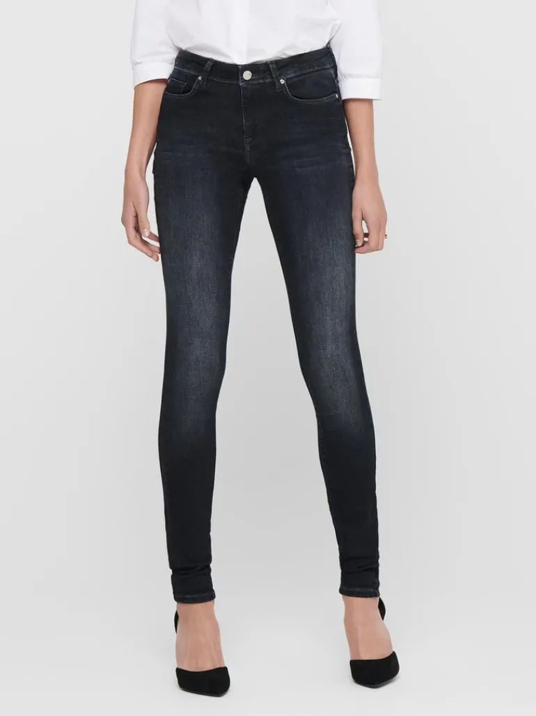 ONLSHAPE REG SKINNY REA095 NOOS black denim