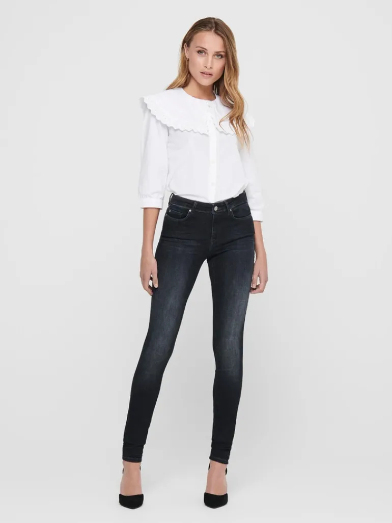 ONLSHAPE REG SKINNY REA095 NOOS black denim