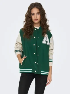ONLSILJA LIFE BOMBER JACKET CC OTW green jacket