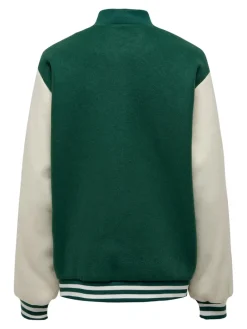 ONLSILJA LIFE BOMBER JACKET CC OTW green jacket