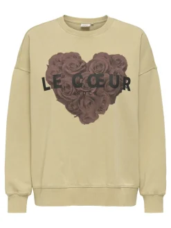 ONLSINNA L/S O-NECK PRINT BOX SWT pumice stone