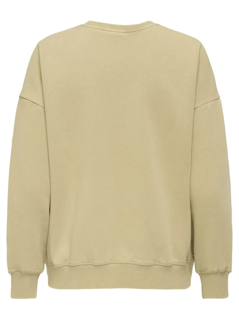 ONLSINNA L/S O-NECK PRINT BOX SWT pumice stone