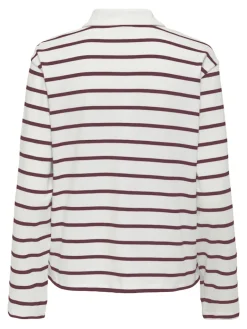 ONLSIRA L/S POLO JRS burgundy